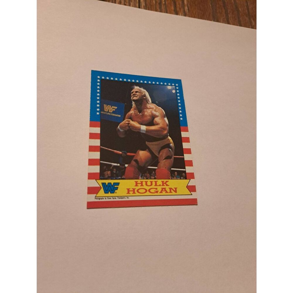 1987 Topps WWF Hulk Hogan Trading Card #3 Vintage Wrestling